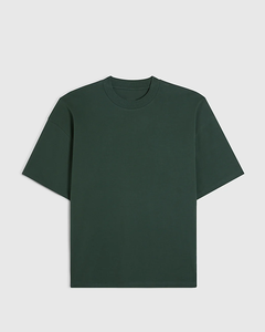 เสื้อยืดโอเวอร์ไซส์ผู้ชาย ผ้าฝ้าย 100% หนานุ่ม ระบายอากาศได้ดี เป็นมิตรต่อสิ่งแวดล้อม ทรงหลวม ไหล่ตก แขนสั้น คอกลม ไม่มีลาย - Product Image 4