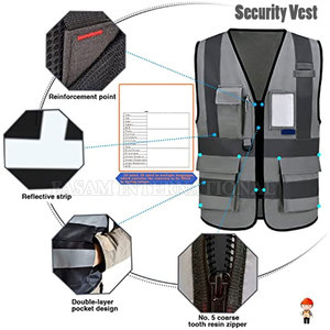 เสื้อกั๊กนิรภัยคุณภาพสูง ดีไซน์ล่าสุด สำหรับใช้งานกลางแจ้ง เสื้อกั๊กนิรภัยอเนกประสงค์ - Product Image 3