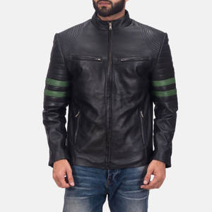 Chaquetas de Motociclismo de Cuero Personalizadas para Hombre, Chaqueta Deportiva para Motociclista con Cierre de Cremallera, Resistente al Viento, para Motocicleta de Calle - Product Image 1