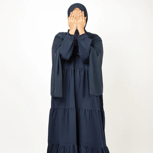 OEM Women Abaya Supplier Luxury Muslim Dress with Custom Design Service and Retail Packaging Options - Product Image 1