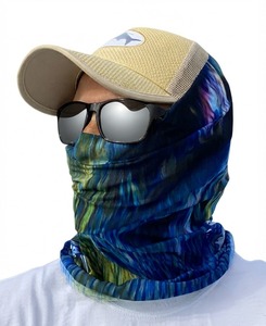 Cache-cou extensible imprimé sur mesure, protection solaire UV, respirant, cache-visage, écharpe tubulaire pour la course, le camping et le cyclisme, OEM ODM - Product Image 5