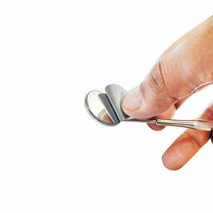 <b>Double</b> <b>Sided</b> Dental Mouth <b>Mirror</b> Quality Unique Plasma Coated Hollow Handle Front Surface Dental <b>Mirror</b> Rhodium Coated - Product Image 5