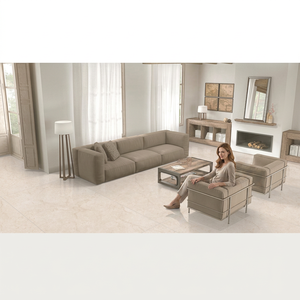 Dalles en céramique de grande taille 1200x2400mm pour comptoirs de villas de luxe et projets d'intérieur modernes, pierre sintérisée - Product Image 3