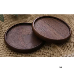 Wholesale Nordic Style Square Wooden <b>Coaster</b> Custom <b>Beer</b> Drink Holder Walnut Bamboo Design Made - Product Image 5
