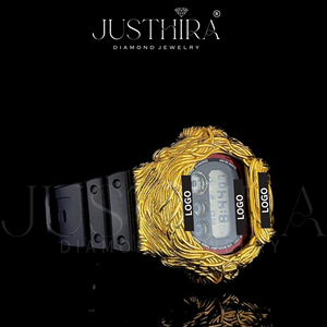 Reloj de Pulsera de Lujo con Diamantes de Moissanita de Alta Calidad, Totalmente Cubierto de Piedras, Estilo de Joyería de Moda para Hombre, Disponible al Mejor Precio - Product Image 4