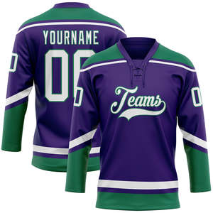 Maillot de hockey personnalisé pour équipe, 100 % polyester, décontracté, à manches longues, pull sportif avec design personnalisé pour tenue d'équipe - Product Image 1
