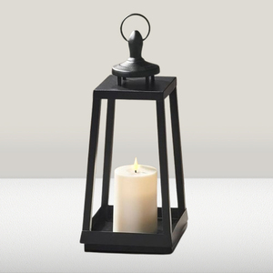 Wholesale Bulk Selling Handmade Portable Metal Candle <b>Lantern</b> <b>Set</b> of 2 Pcs With Matt Black Finish Candle <b>Lantern</b> for Garden - Product Image 2