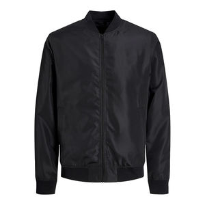 Chaqueta Bomber Negra para Hombre, Estilo Urbano, Calidad Premium, Cortavientos, Rellena, Ropa Exterior Informal, Chaqueta de Moda - Product Image 2