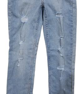 Bangladesh Latest Fashion Ladies Distressed Skinny <b>Denim</b> Jeans <b>Trousers</b> Cancelled Stock/Shipment for Apparel Business - Product Image 4