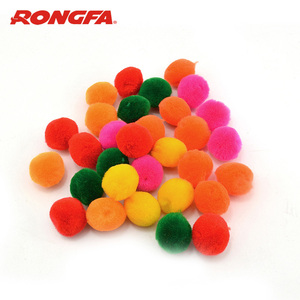 Accessoires de jouets, décorations, pompons colorés et moelleux, artisanat DIY, Noël, mariage, fête, boules de pompons - Product Image 6