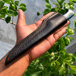Couteaux à filet en acier Damas, forgés à la main, avec manche, pour la préparation du poisson, couteau de cuisine en acier à motif, lame flexible, confortable - Product Image 6