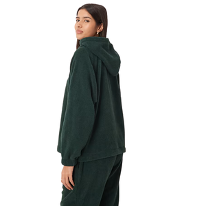 Ensemble de survêtement décontracté pour femme : sweat à capuche et pantalon de jogging fuselé à taille élastique – Vente en gros - Product Image 2