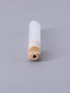 Pinched Wood <b>Filter</b> with French White Paper Tube Pre make Rolled Tube Premium Quality King Size 170 units Box - Product Image 2