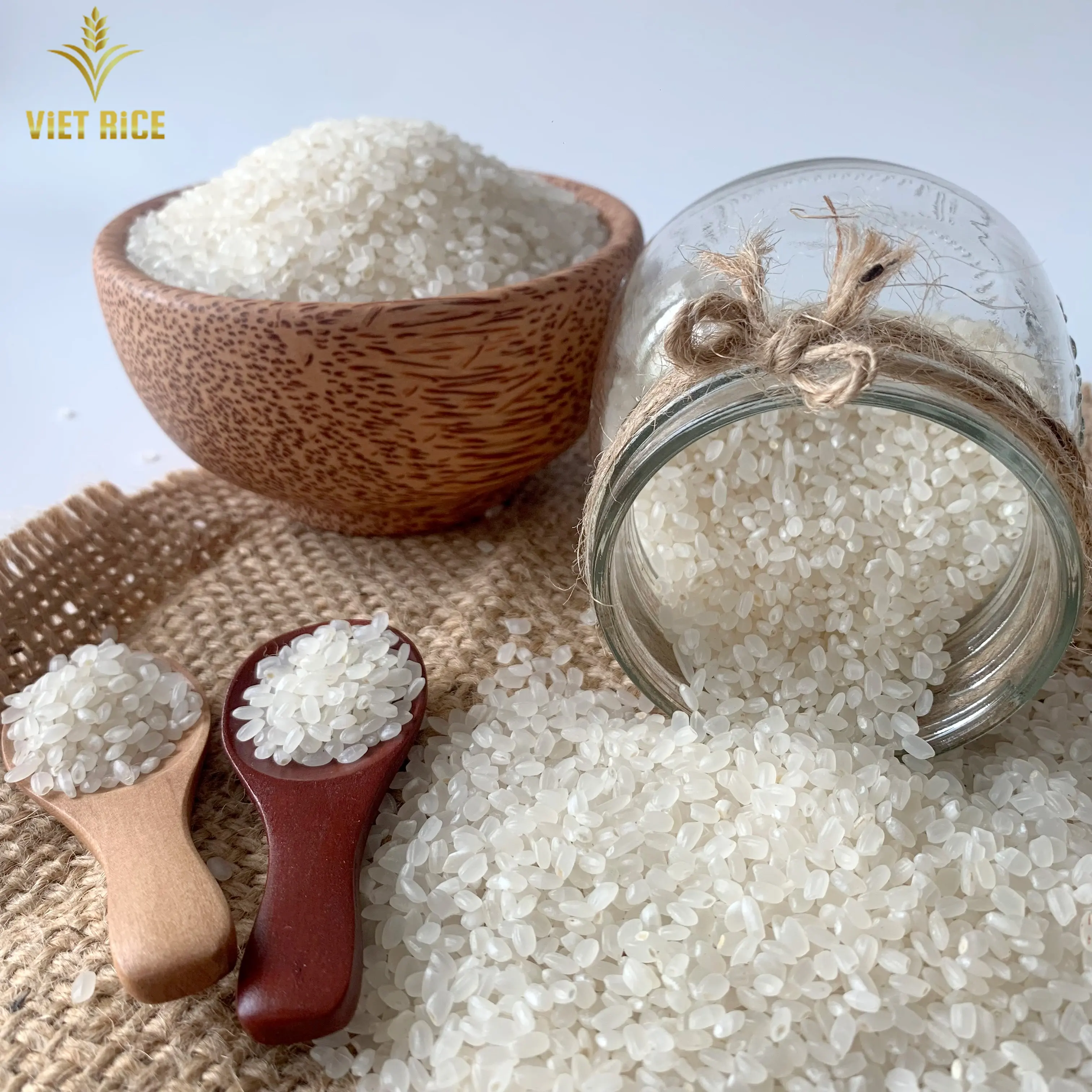 JAPONICA arroz Vietnã 5% arroz branco redondo quebrado foi cuidadosamente cultivado para criar grãos de arroz da melhor qualidade para os compradores