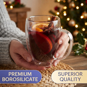 Premium Modern Transparent Reusable <b>Double</b> <b>Wall</b> Glass <b>Mug</b> for Hotel Use Graduation Gift Specialty Coffee Brands & Café Serving - Product Image 5