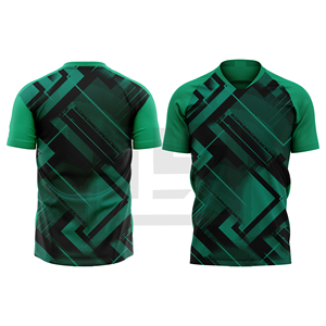 Maillot de football imprimé, uniforme de football athlétique, 100% coton, matière douce à séchage rapide pour adultes, entraînement, compétition, sports d'équipe - Product Image 3