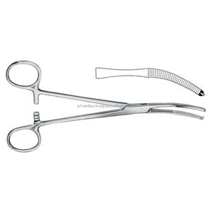 คีมผ่าตัดคุณภาพสูง A-1 VERITAS Mikulicz Arteryy Forceps ขนาด 18 ซม./20 ซม. ทำจากเหล็กกล้าไร้สนิม |   ชุดเครื่องมือแพทย์ - Product Image 4