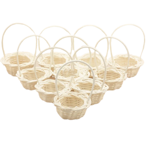 Giỏ Sản Phẩm Bán Chạy Nhất Đồ Chơi Nhà Bếp Mini Giỏ Quà Tặng Thu Nhỏ Bằng Tre Đồ Chơi Trẻ Em Dệt Đồ Chơi Giáo Dục Trẻ Em - Product Image 4