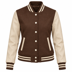 Durable Women Varsity <b>Jacket</b> Hot Selling Anti Wrinkle Breathable Top Trending Women Varsity <b>Jacket</b> with <b>Light</b> <b>Weight</b> - Product Image 4