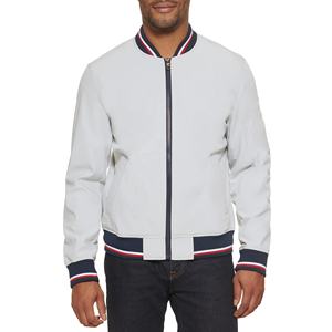 Fabricant de broderie en chenille de haute qualité pour hommes College Polyester Thin Slim Sleeves Custom Baseball Bomber Letterman Varsity - Product Image 3