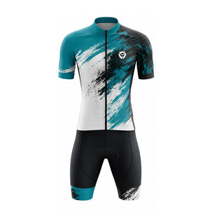 Uniforme de Ciclismo Personalizado para Hombre, Jersey de Manga Corta y Pantalones Cortos, Ropa Deportiva Transpirable de Secado Rápido para Ciclismo de Carretera y Carreras - Product Image 1