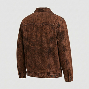 <b>Men</b> <b>Denim</b> <b>Jackets</b> Best Selling Casual Trucker <b>Jacket</b> High Quality <b>Denim</b> Outerwear OEM Service Factory Direct Supply Best Selling - Product Image 4