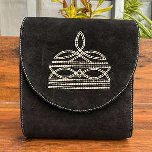 OEM célèbre marque 2025 Designer botte point daim cuir épaule sac à bandoulière femmes luxe sac à main à la mode sacs de selle - Product Image 4