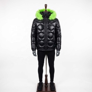 Chaqueta de Invierno Acolchada Ligera para Hombre con Cuello Alto y Capucha, Logotipo Personalizado, Alta Calidad, Precio al por Mayor, Ropa Casual OEM - Product Image 1