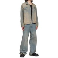 Nouvelle veste en jean Alpha en cuir BEST ROCK INTERNATIONAL PVE-8476 pour homme, couleur unie, col à revers, simple boutonnage, respirante, collection 2023