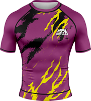 Nouvel Arrivage Ensemble de Sport pour Hommes Adultes BJJ No Gi : Rashguard, Short et Tenue de Compression Respirante pour MMA, Entraînement en Salle de Sport et Fitness