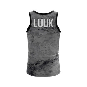 Camiseta sin mangas personalizada para hombre, transpirable, 100% algodón, con logo frontal personalizado, ecológica, de secado rápido, tejida en algodón, para gimnasio. - Product Image 6