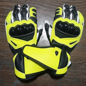 Gants de moto tactiques en cuir véritable de haute qualité, respirants, longueur poignet, pour sport et usage quotidien, compatibles écran tactile, antidérapants, quatre saisons - Product Image 5