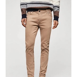 Durable Anti-Bacterial Solid Men's Straight-leg Casual Jeans Breathable Anti-pilling Custom Soft <b>Material</b> Anti-UV Waterproof - Product Image 1