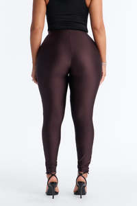 High Waist Full Length Custom Color <b>Seamless</b> <b>Leggings</b> for Women Plus Size Stretch Knitted Spandex Nylon Material All Seasons - Product Image 2