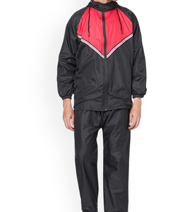 New RTS Custom Logo Men's Nylon <b>Wind</b> <b>Breaker</b> Contrast Panel With Pant Set For Summer Breathable Set Highstreet Zipper Jacket - Product Image 6