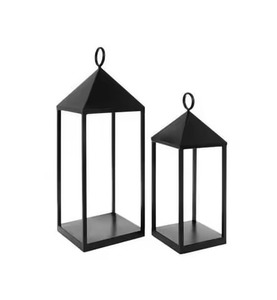Farol de Metal de Diseño Moderno, Elegante Porta Lámparas para Decoración de Hogar Contemporáneo, Bodas, Restaurantes, Hoteles y Jardines - Product Image 2