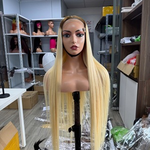 Super Quality 100% Virgin Vietnamese Hair <b>Wig</b> Long Bone Straight HD for Super Double Drawn for <b>Brown</b> Blonde Wholesale Priced - Product Image 3
