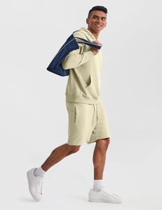 Sweat-shirts à capuche en molleton gris d'hiver brodés avec logo personnalisé, vente en gros, pour hommes, coupe ample, épais, haute qualité, 100 % coton - Product Image 3