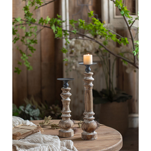 Wooden and Metal <b>Candle</b> Holders & <b>Candle</b> Stand Rustic Handmade Christmas Home Decor <b>Gift</b> for Mom - Product Image 5