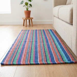 Tapis d'appoint en coton tissé à la main vert sauge 120 × 180 cm pour chambre à coucher, coin lecture, décor nordique et minimaliste - Product Image 6