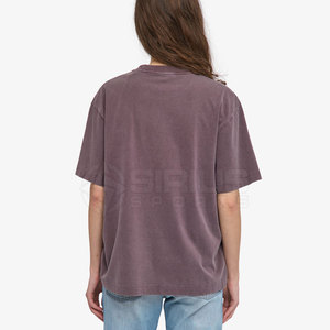 Camiseta Oversize Personalizada al por Mayor para Mujer, Estilo Urbano, Ecológica, 100% Algodón, Impresión de Logotipo, Último Diseño, Colores y Tallas Personalizadas - Product Image 5