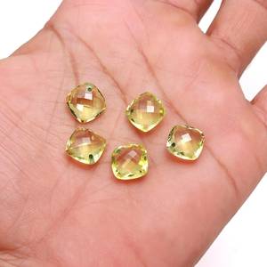 เลมอนควอตซ์ธรรมชาติทรงหกเหลี่ยมเจียระไนอย่างดี ได้รับการรับรองจาก GIA น้ำหนัก 3.00 กะรัต สีเหลือง ขนาดปรับเทียบ 12x12 มม. แบบเม็ดเดี่ยวสำหรับทำเครื่องประดับ - Product Image 1