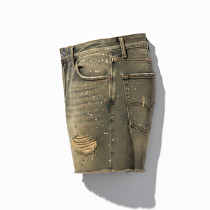 Women's Custom Made Moto Biker Style High Waist Mid Rise Running Biker <b>Shorts</b> Spandex/Polyester Fabric Quick Dry Breathable - Product Image 3