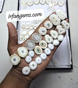 100%Natural Solar Quartz Cabs Wholesale Price Lot Handmade Solar Quartz Crystal Bulk Lot Solar Quartz Gemstone Jewelry Making - Product Image 3