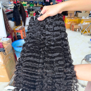 Extensiones de cabello rizado birmano súper baratas Peluca corta Extensiones de cabello humano de larga duración de la mejor calidad Envío mundial - Product Image 1