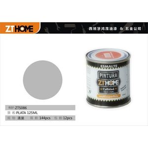 Pintura Acrílica PLATA 125ML en Formato Lata - Product Image 3