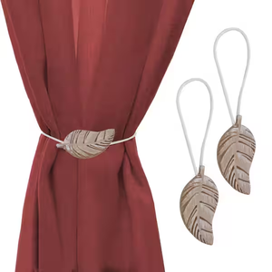 Elegant Wood Curtain <b>Ring</b> <b>Clip</b> Home Office Decorative Drapes Holders Curtain Ticback <b>Ring</b> Wholesale Price - Product Image 3