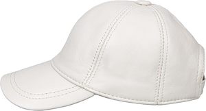 Luxury <b>Men</b> Real Genuine Sheepskin Leather Baseball Cap Premium 6 Panel Leather Designer Dad Cap Autumn <b>Winter</b> Leather <b>Hat</b> - Product Image 4