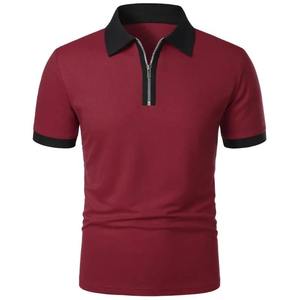 Solid Color Polo <b>Shirt</b> Short Sleeve Casual <b>Collared</b> <b>T</b> <b>Shirt</b> Comfortable Soft Fabric Daily Wear Apparel - Product Image 1