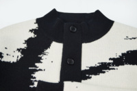 Pull pour homme chinois à motif géométrique, 100% coton, respirant, anti-plis, anti-rétrécissement, séchage rapide, personnalisable ODM, populaire en hiver